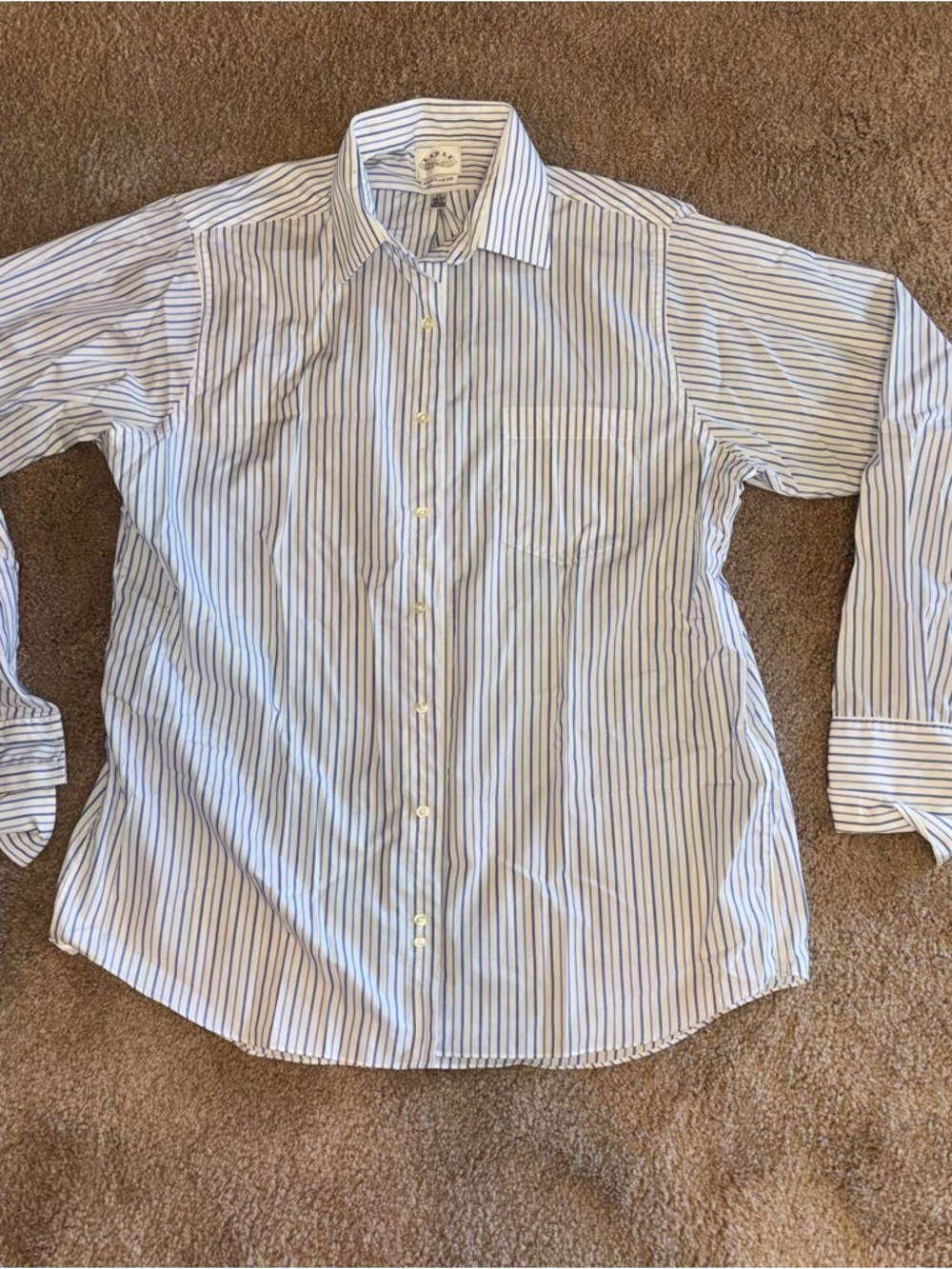 Eagle shirtmakers 17 36/37 Men's White Dress Shirt Button-Down